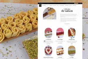 Site internet réalisé pour Raphaël Remond, pâtissier – Lalère d'une Com